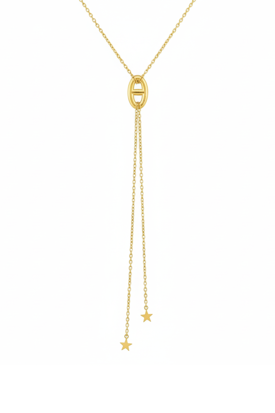 Collier Femme en Acier Inoxydable – Modèle Y Raffiné (45 cm)