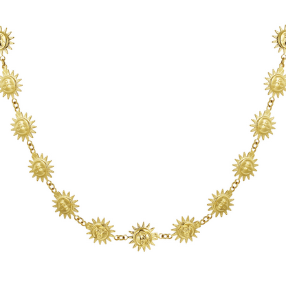 Collier Soleil en Acier Inoxydable