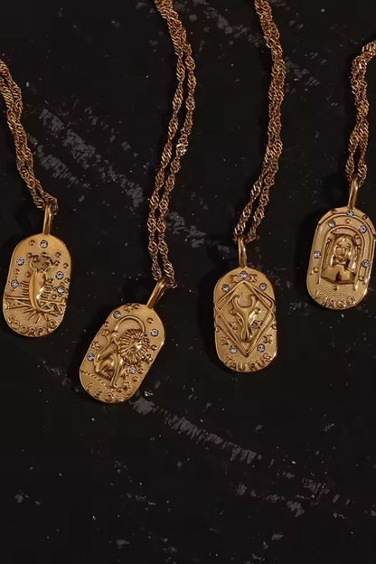 Collier Signe Cancer en Acier Inoxydable