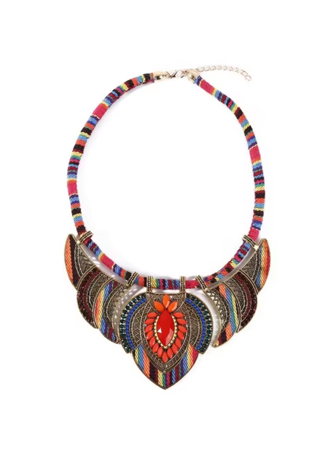 Collier boho coloré