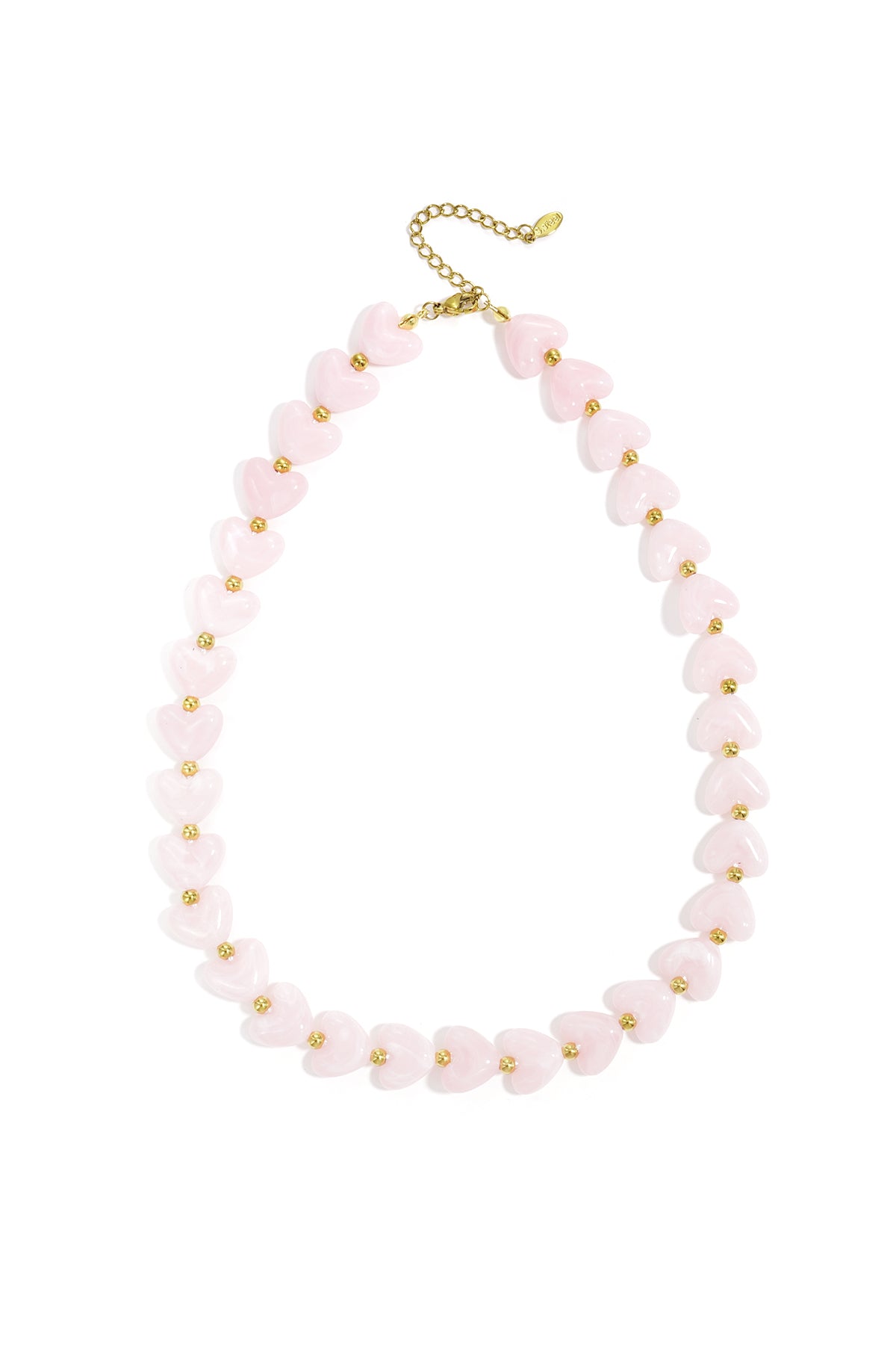 collier cœurs acrylique quotidien