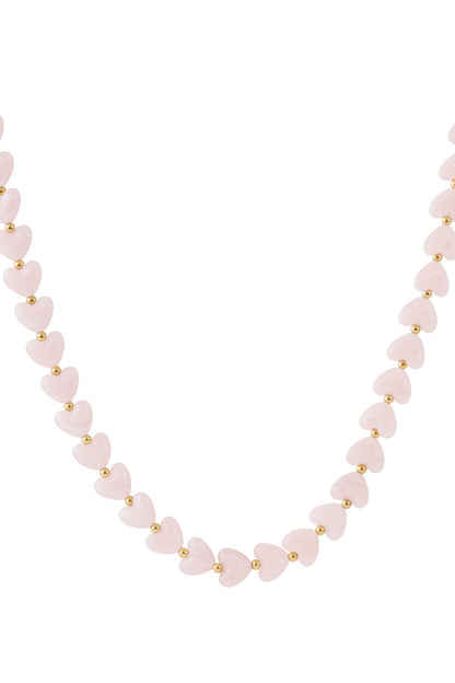 collier cœurs en acrylique cadeau femme