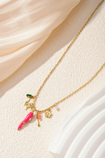 Collier piment en acier inoxydable