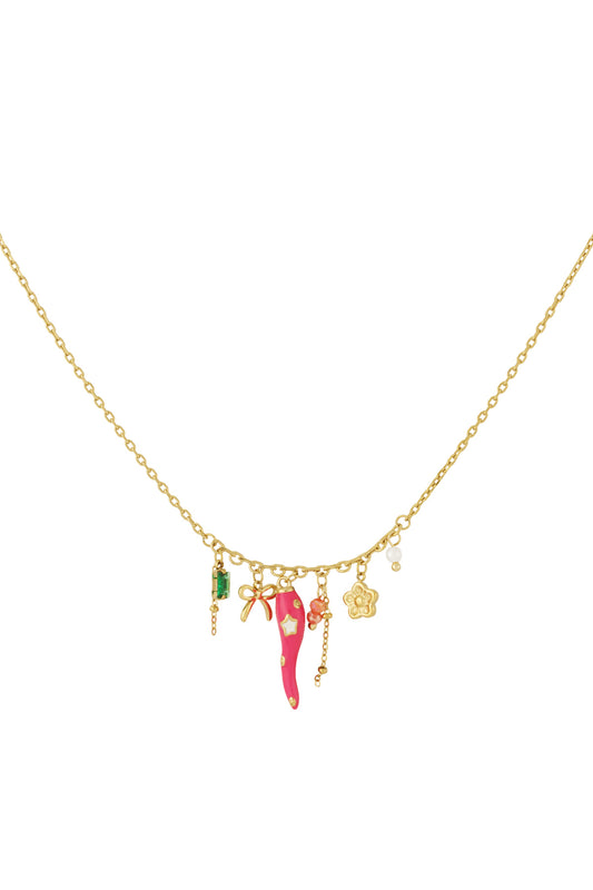 Collier piment en acier inoxydable