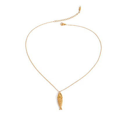 Collier poisson en acier inoxydable