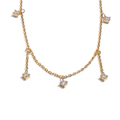 collier acier inoxydable femme