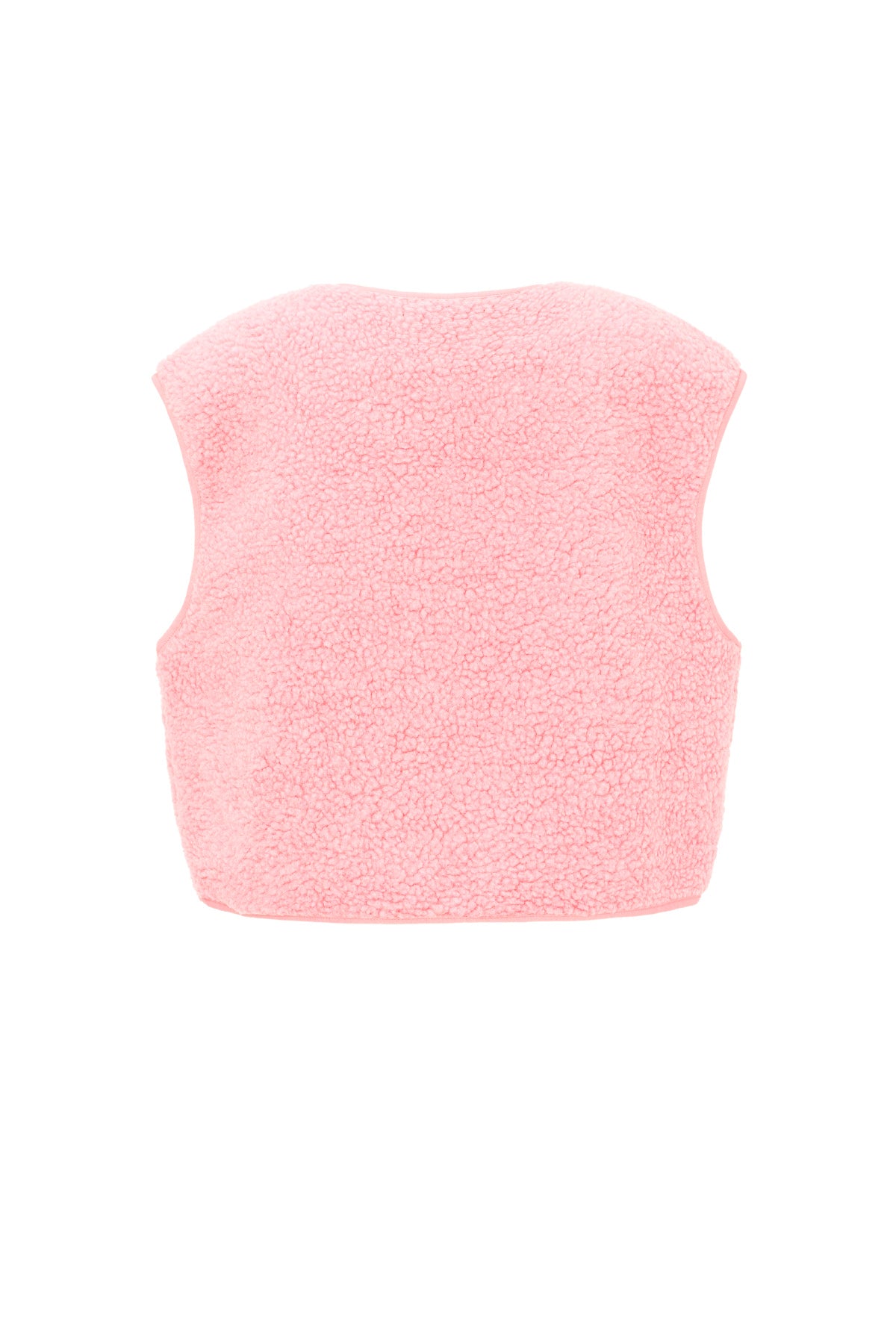 Gilet sans manches en peluche ultra doux pour femme