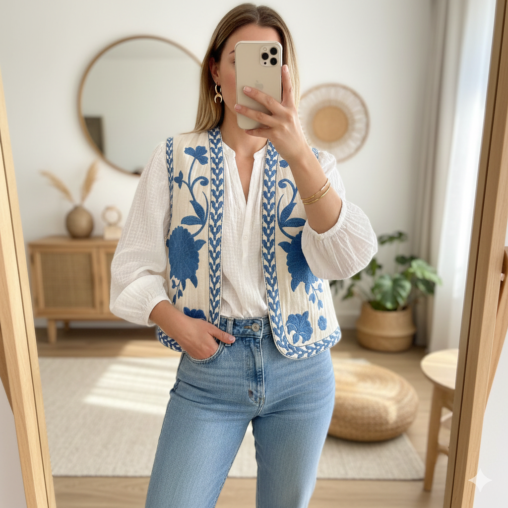 Gilet sans manches femme