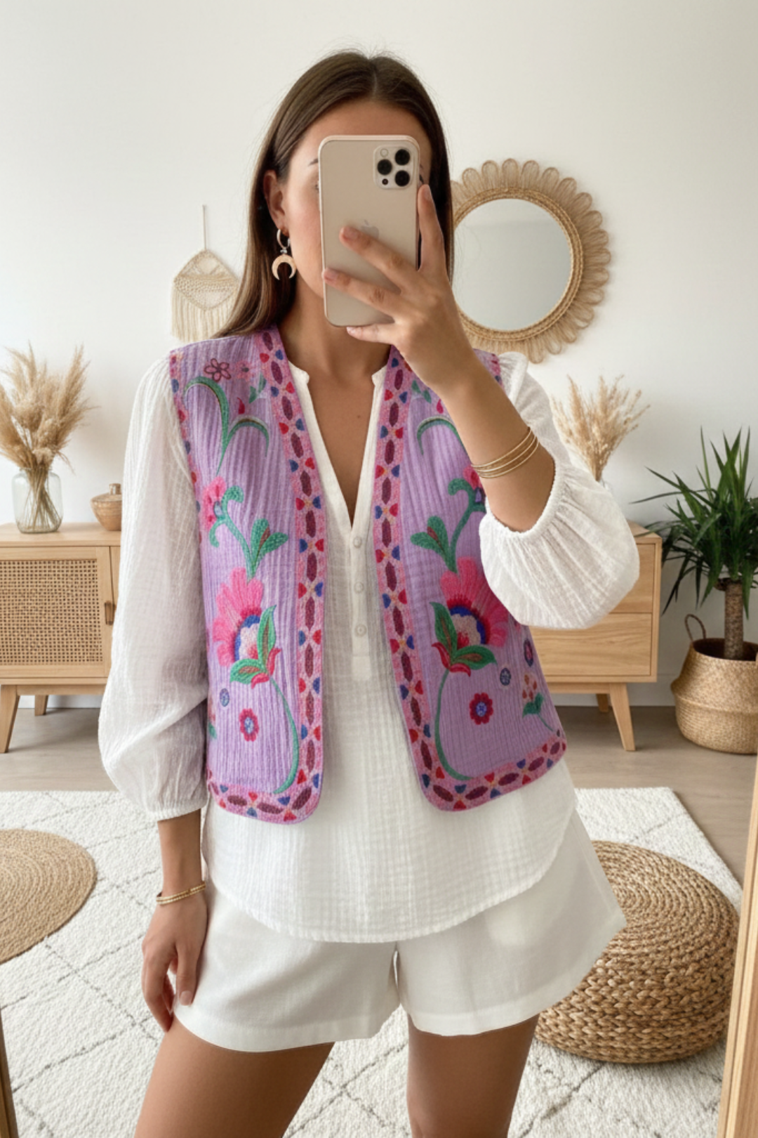 Gilet sans manches femmeviolet