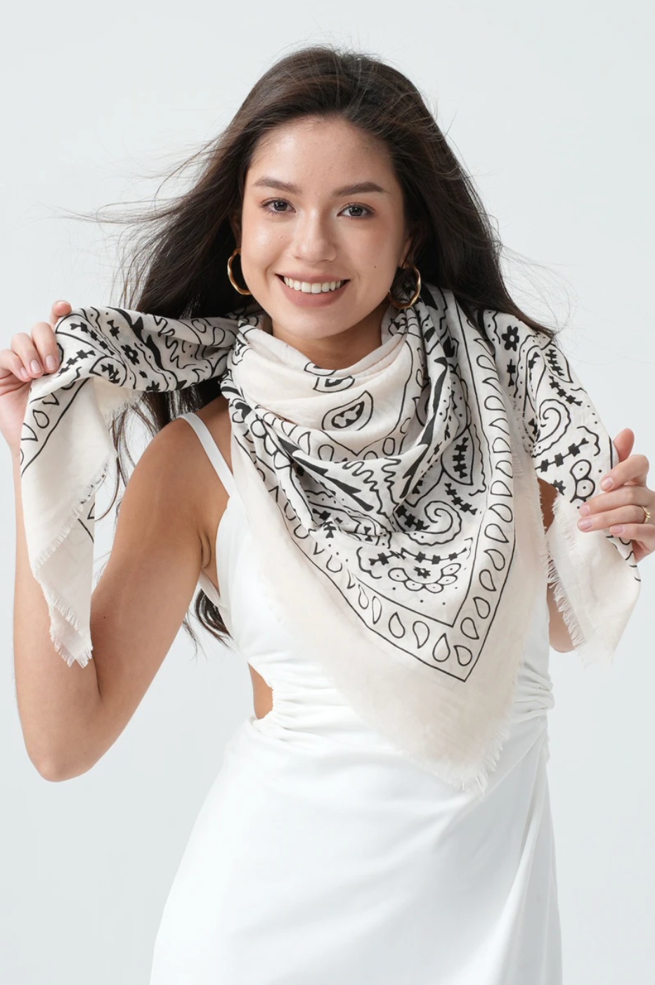 Grand Carré Bandana Femme
