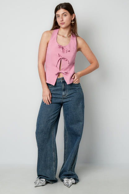 Haut Sans Manches à Nœuds