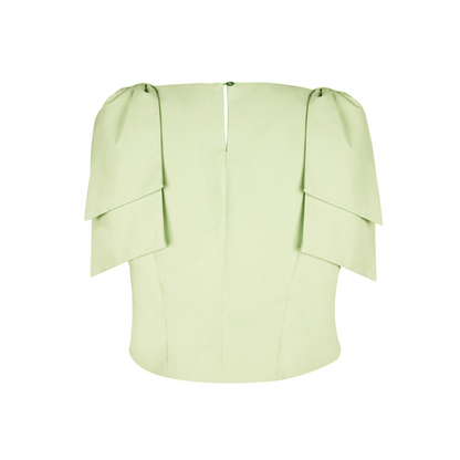 Haut à manches courtes avec nœuds décoratifs