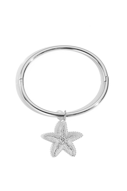 Jonc étoile de mer en acier inoxydable style marin