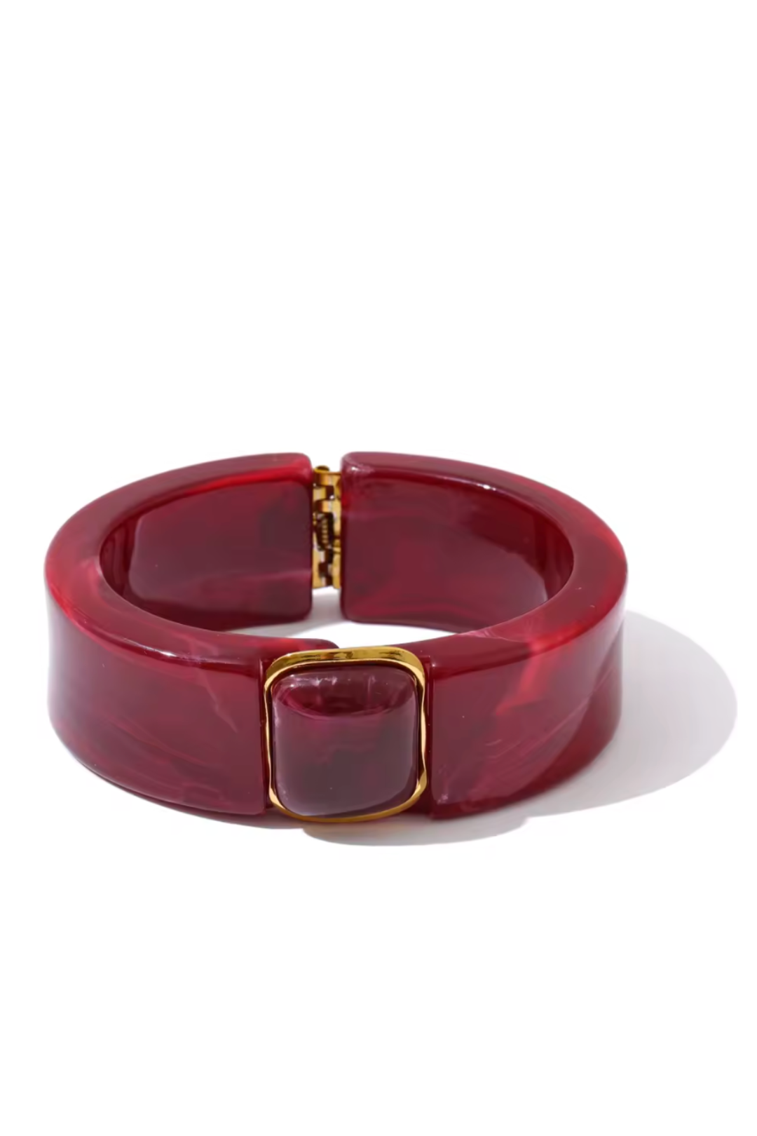 Manchette Acrylique bordeaux
