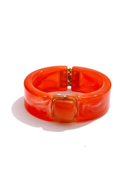 Manchette Acrylique orange