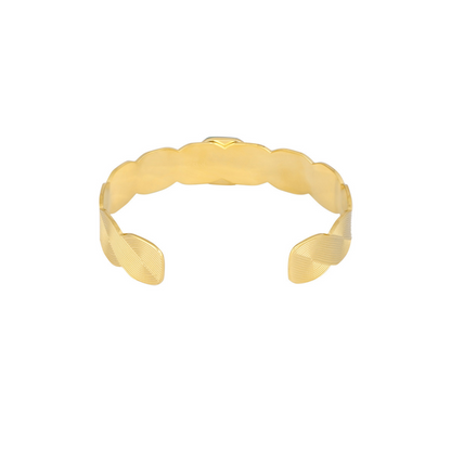 Manchette bracelet Dorée