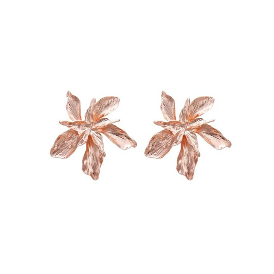 Boucles d'oreille fleur