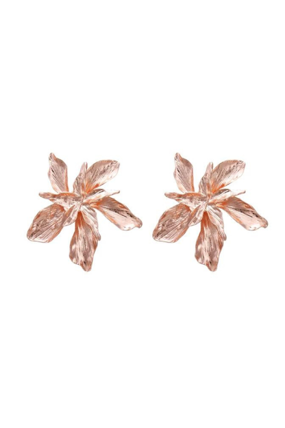 Boucles d'oreilles Orchidée