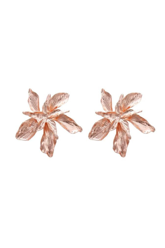 Boucles d'oreilles Orchidée