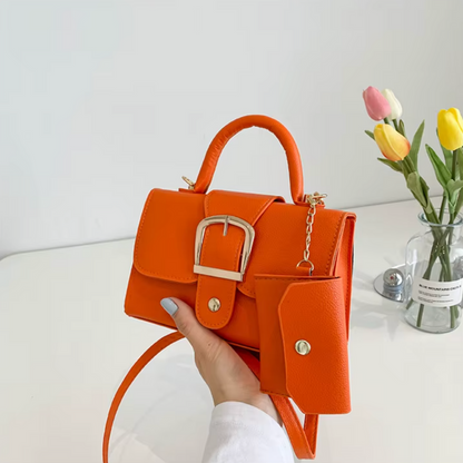 Petit sac à bandoulière orange