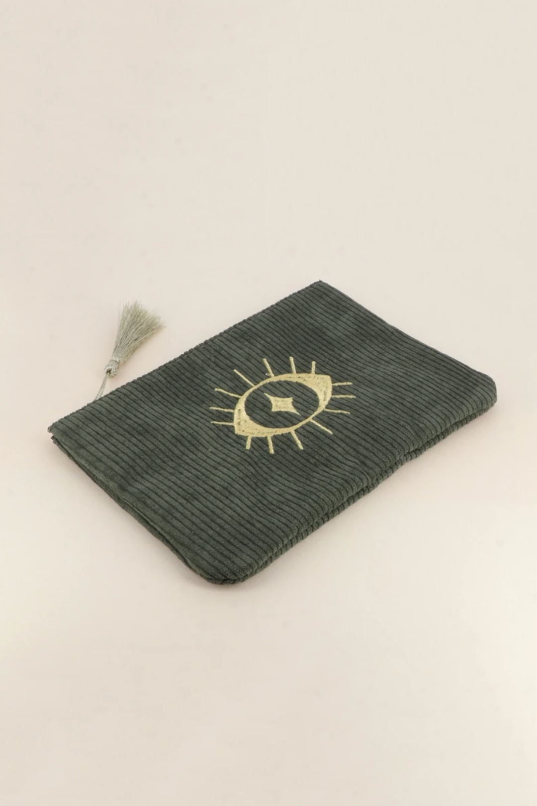 pochette œil grec chic