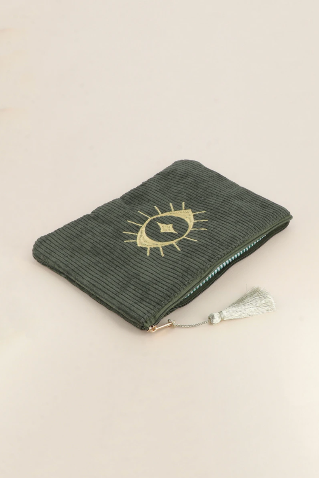 pochette œil grec porte-bonheur