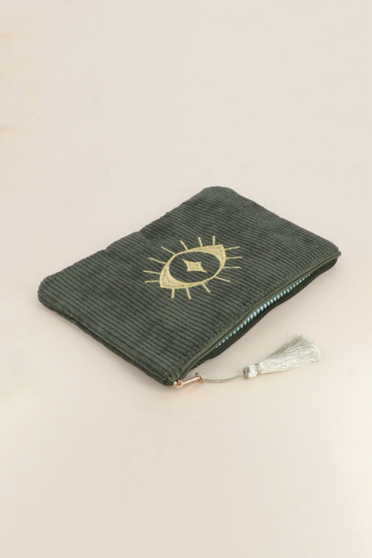 pochette œil grec porte-bonheur