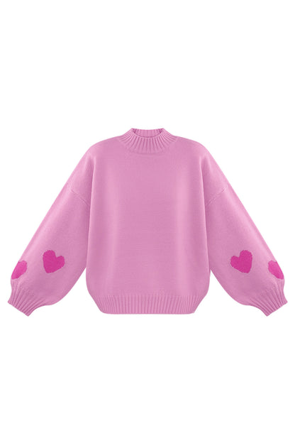 Pull Tricoté à Cœur