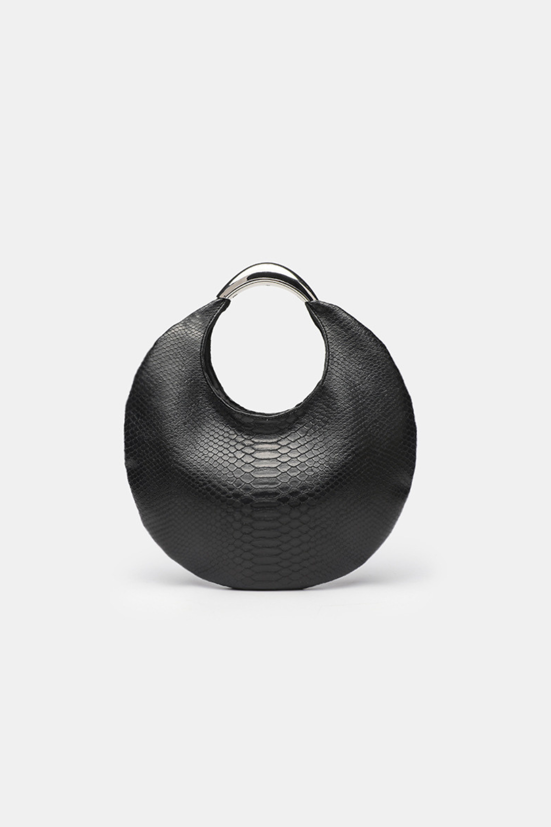 Sac à main rond noir