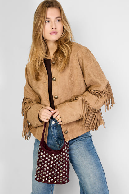 Sac à main chic à sequins