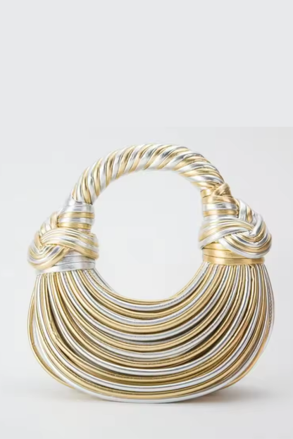 Sacs à main de nouilles tissés à la main pour femmes