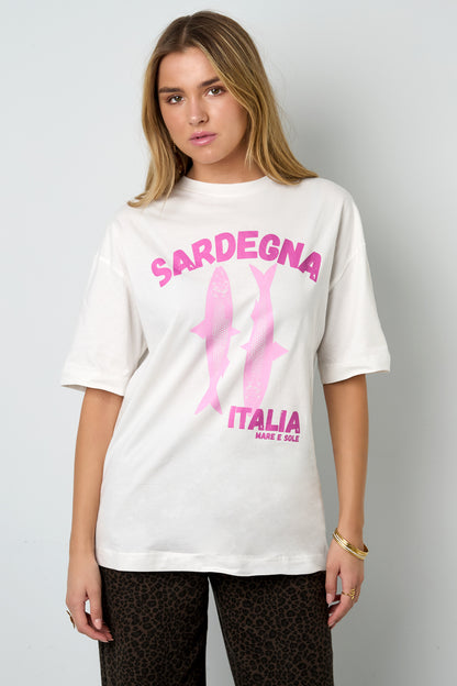 T-shirt oversize femme Sardegna Italia