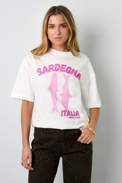 T-shirt oversize femme Sardegna Italia
