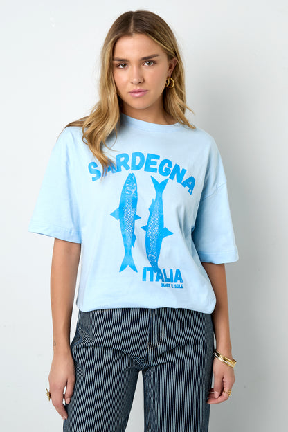 T-shirt oversize femme Sardegna Italia