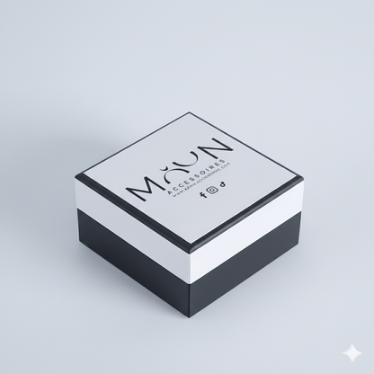 Écrin Moon Accessoires inclus avec le bijou — boîte cadeau élégante