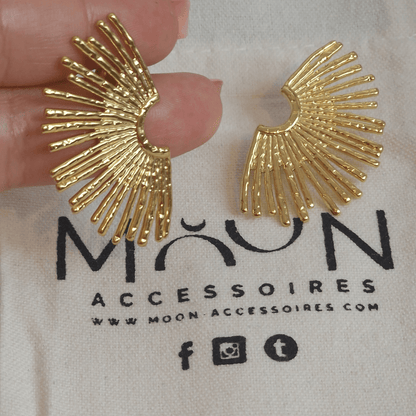 Boucles d'Oreilles en Acier Inoxydable