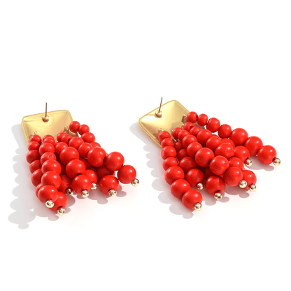 Boucles d'oreilles Éclat de Corail - Moon Accessoires