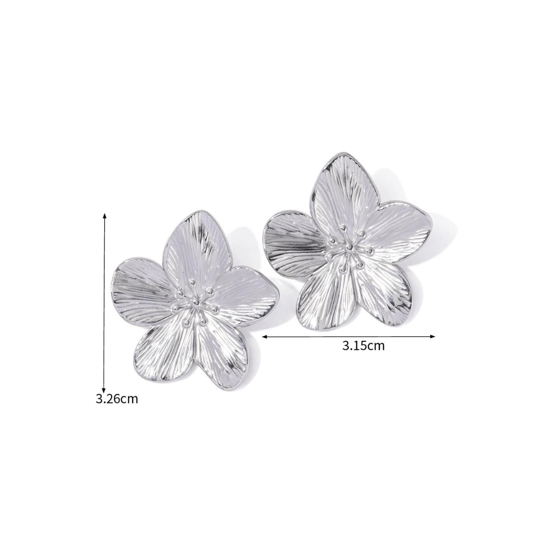 Boucles d'Oreilles Fleur - Moon Accessoires