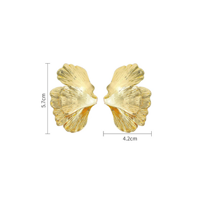 Boucles d'oreille fleur