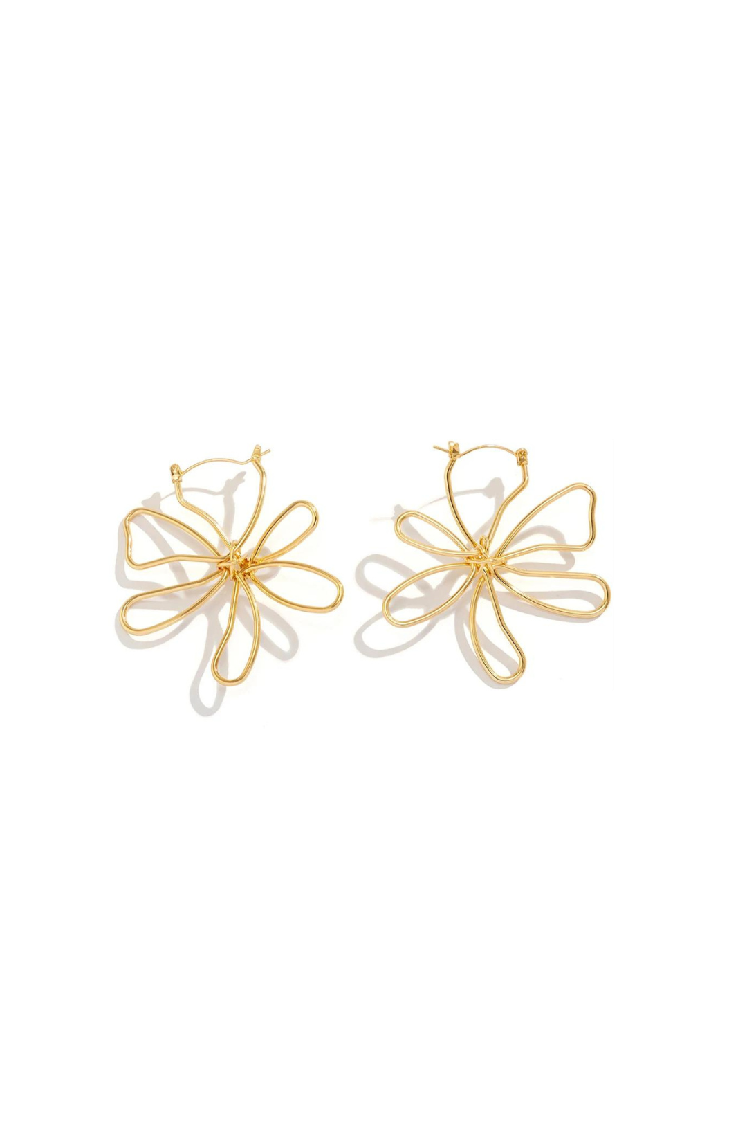 boucles d'oreilles fleur de jasmin