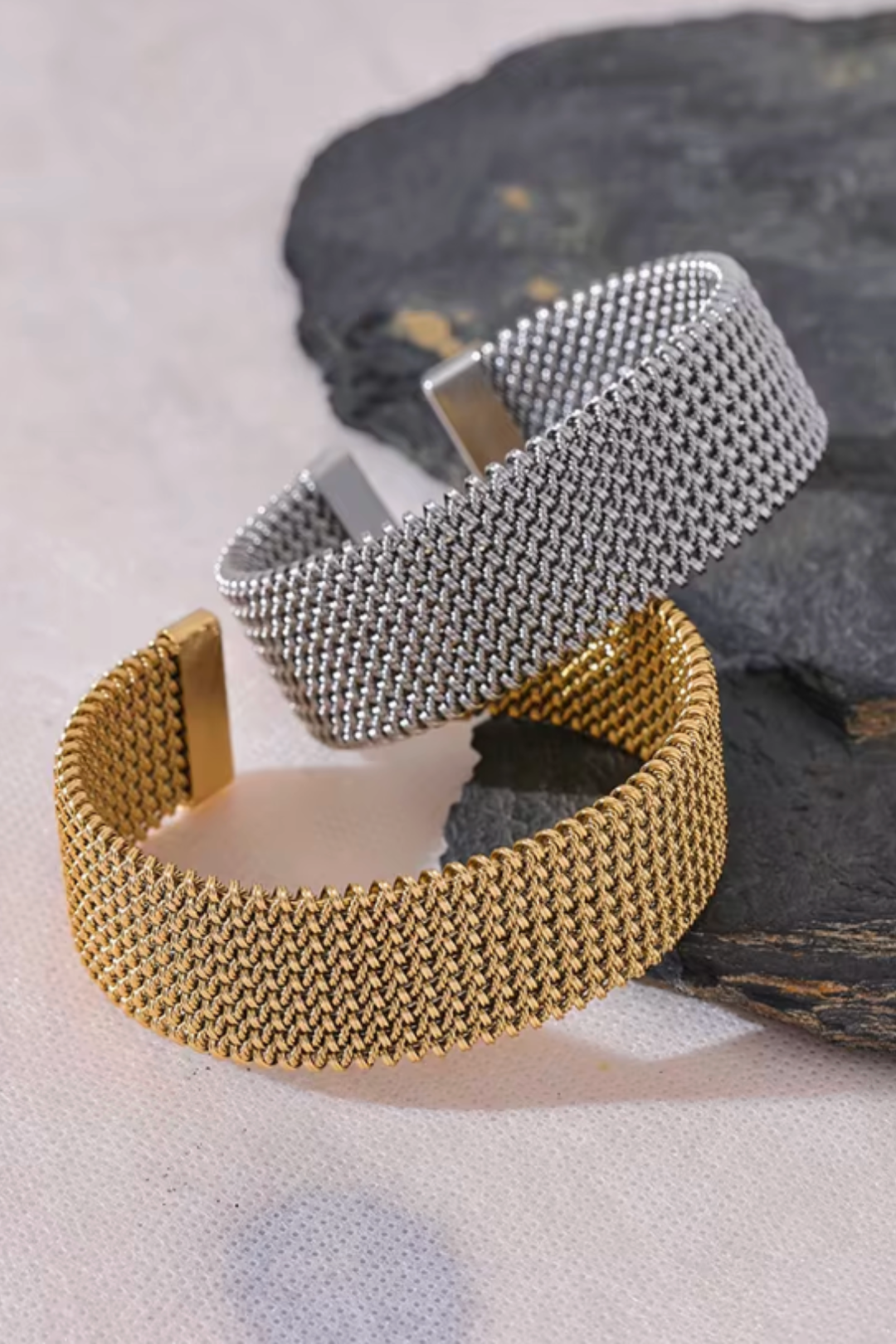 bracelet-acierinoxydable-femme-maille-tresse