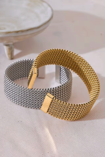 bracelet manchette dore femme
