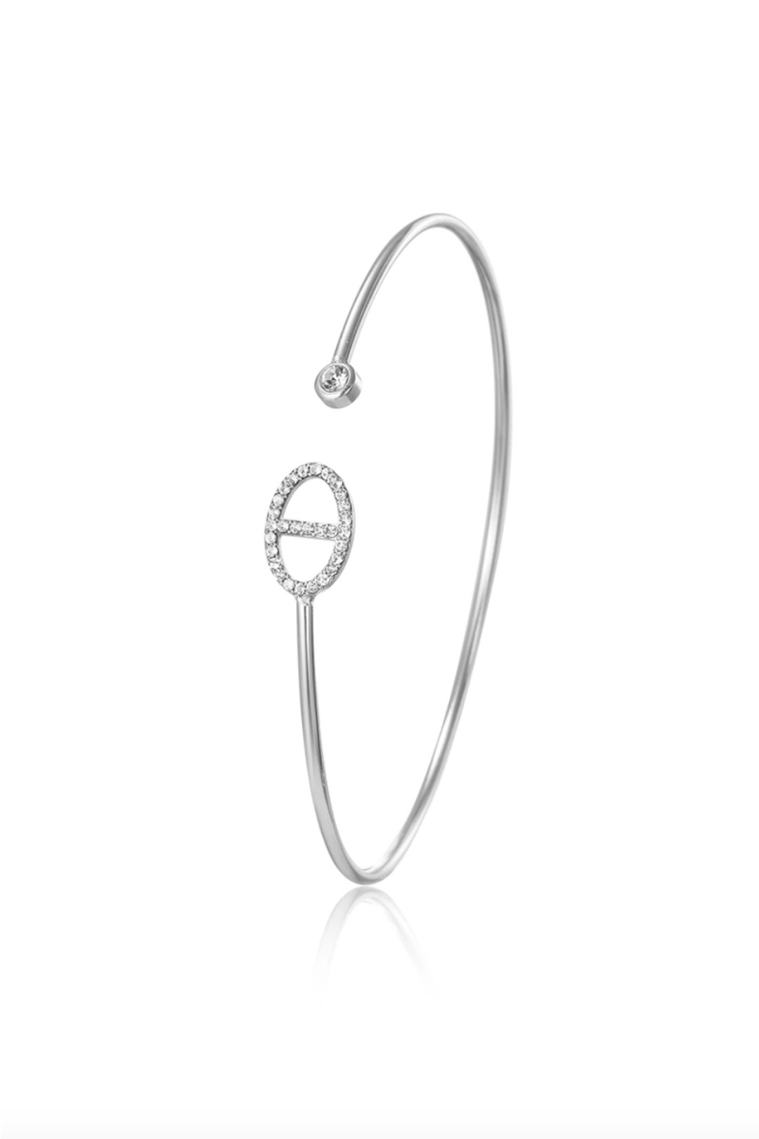 bracelet ouvert doré en acier inoxydable
