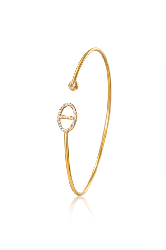 bracelet acier inoxydable ouvert pour femme