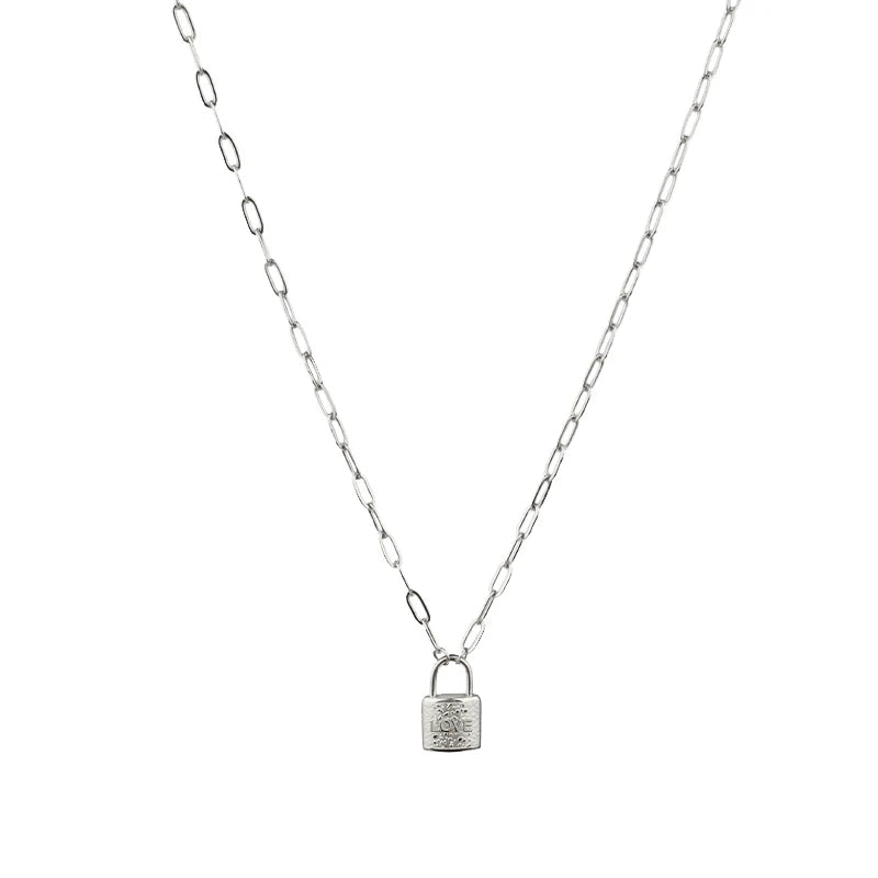 collier acier inoxydable femme