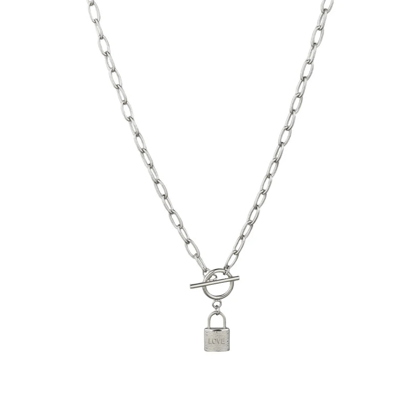 collier acier inoxydable femme