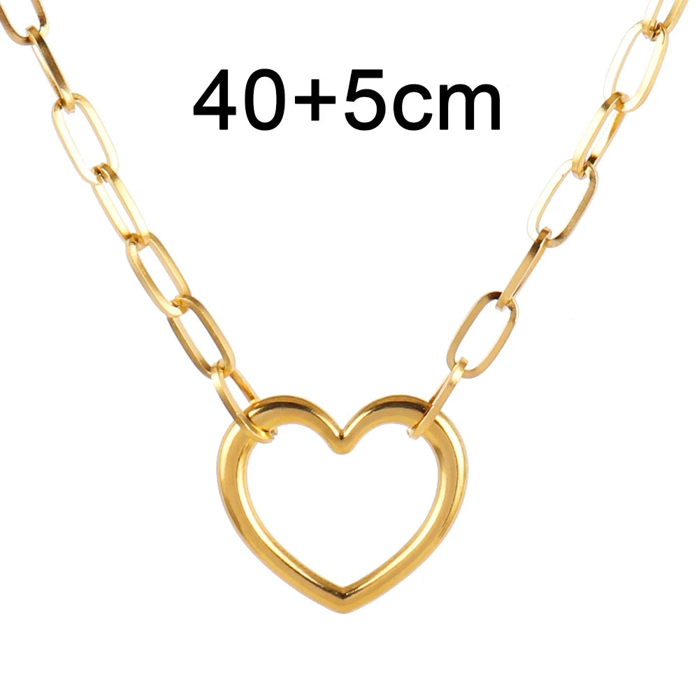 collier acier inoxydable femme