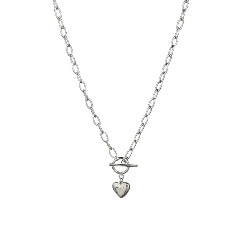 collier acier inoxydable femme