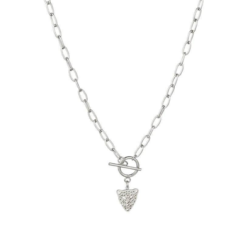 collier acier inoxydable femme