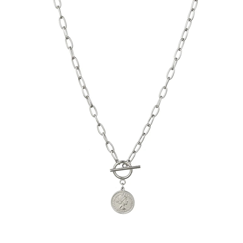 collier acier inoxydable femme